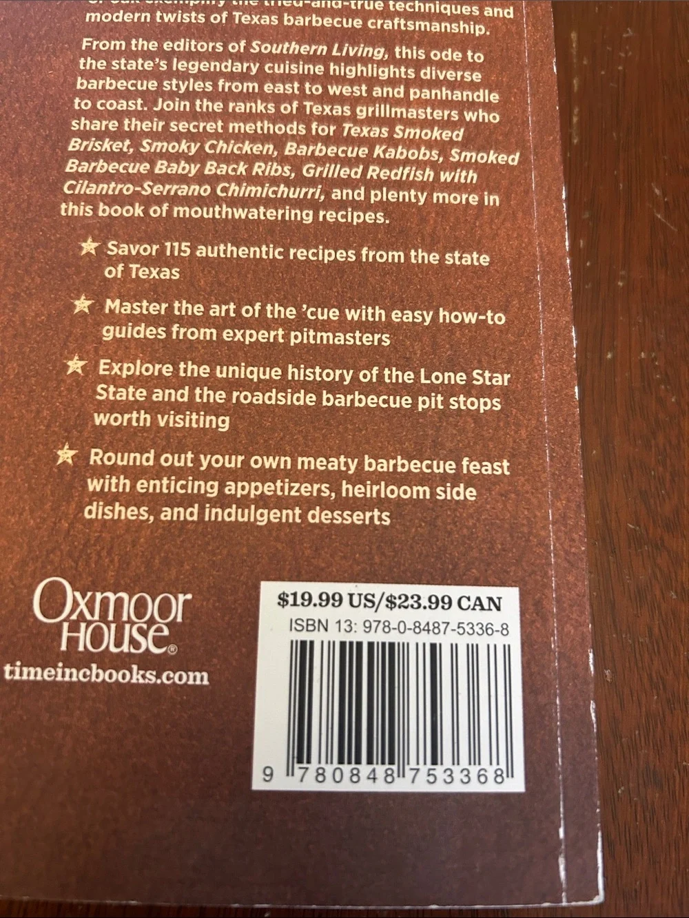 Southern Living Texas BBQ Cookbook EUC